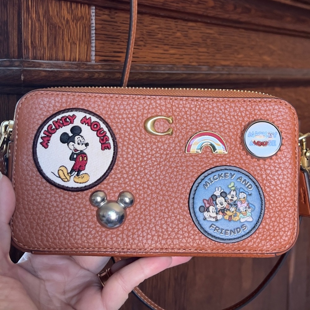 Coach Exclusive Disney Kira Crossbody In Regenerative Leather W/Patches 2024